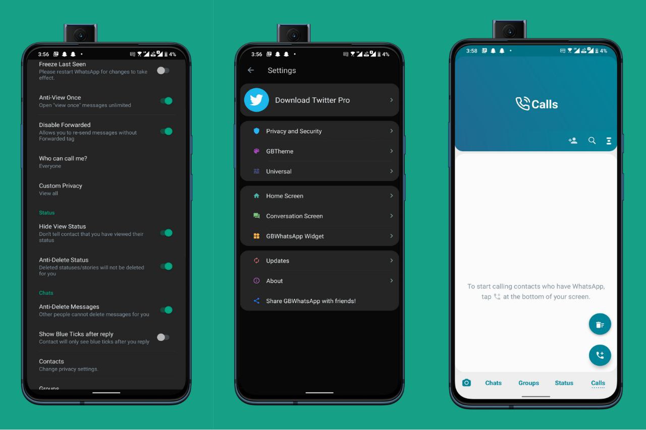 Download WHATSAPP MOD APK GBWhatsApp v15.75 Latest Version (By SamMods)