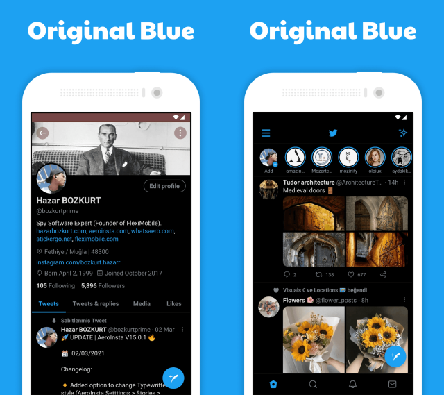 Download Twitter Mod Apk AeroWitter V.3.5 (By AeroMods)